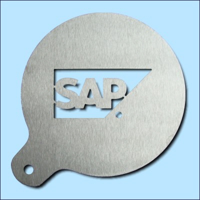Cappuccino Schablone "SAP"