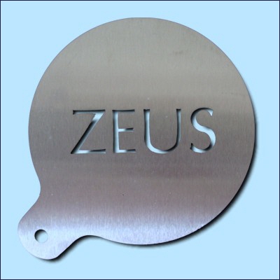 Cappuccino Schablone "ZEUS"