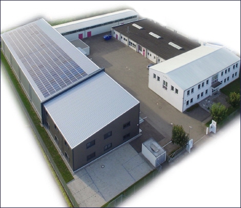 Werksgelände der Kühn Kollektion GmbH & Co KG in Königsbrunn bei Augsburg