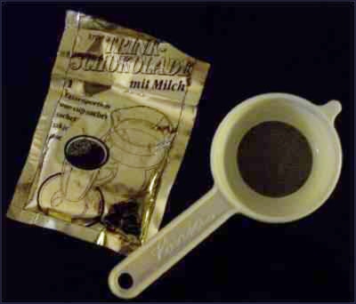 Handhabung 1 - Cappuccino Schablone