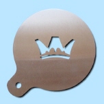 Barista Schablone Krone