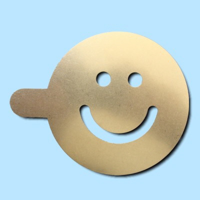 Barista Schablone Smiling Face