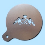 Barista Schablone Wappen