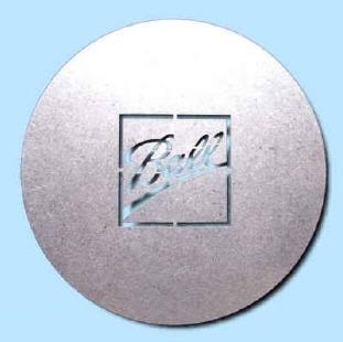 Cappuccino Schablone Ball