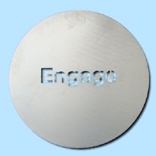 Cappuccino Schablone "Engage"