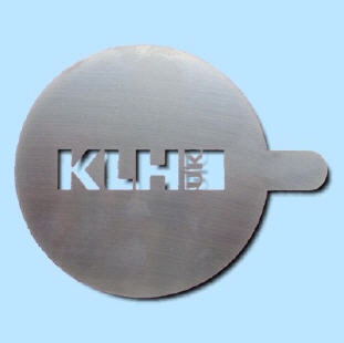 Cappuccino Schablone "KLH"