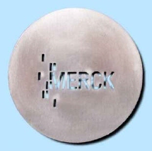 Cappuccino Schablone "Merck"