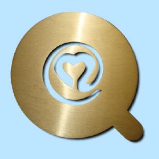 Cappuccino Schablone "Neu.de"