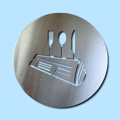 Cappuccino Schablone "Restaurant"