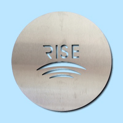 Cappuccino Schablone "RISE"