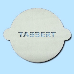 Cappuccino Schablone "Tabbert"