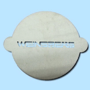 Cappuccino Schablone "Weinsberg"