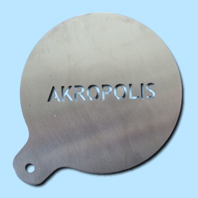Cappuccino Schablone "Akropolis"