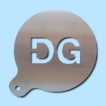 Cappuccino Schablone "DG"