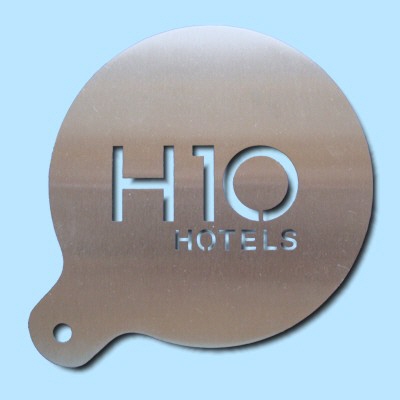 Cappuccino Schablone "H10 Hotels"