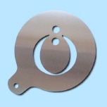 Cappuccino Schablone Symbol