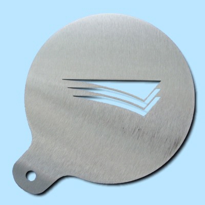 Cappuccino Schablone "Flugzeuge"