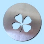 Cappuccino Schablone "Gl&uuml;cksbringer"