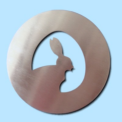 Cappuccino Schablone "Osterhase"