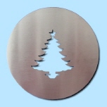 Cappuccino Schablone "Weihnachtsbaum"