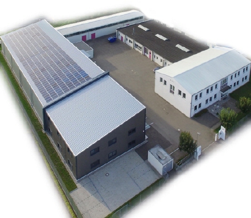 Werksgel&auml;nde der K&uuml;hn Kollektion GmbH & Co KG in K&ouml;nigsbrunn bei Augsburg
