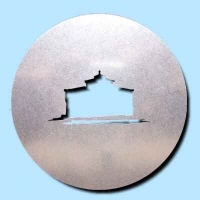 Kaffeeschablone Haus